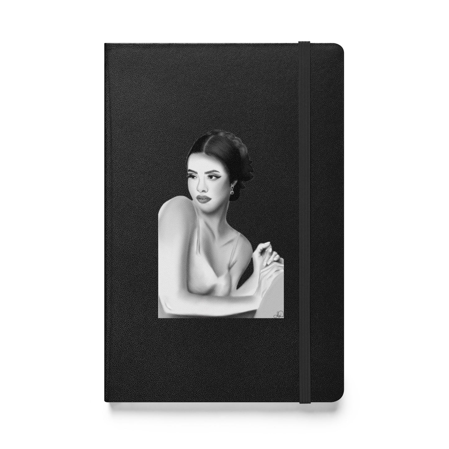 Latina Elegance Art Hardcover Bound Notebook