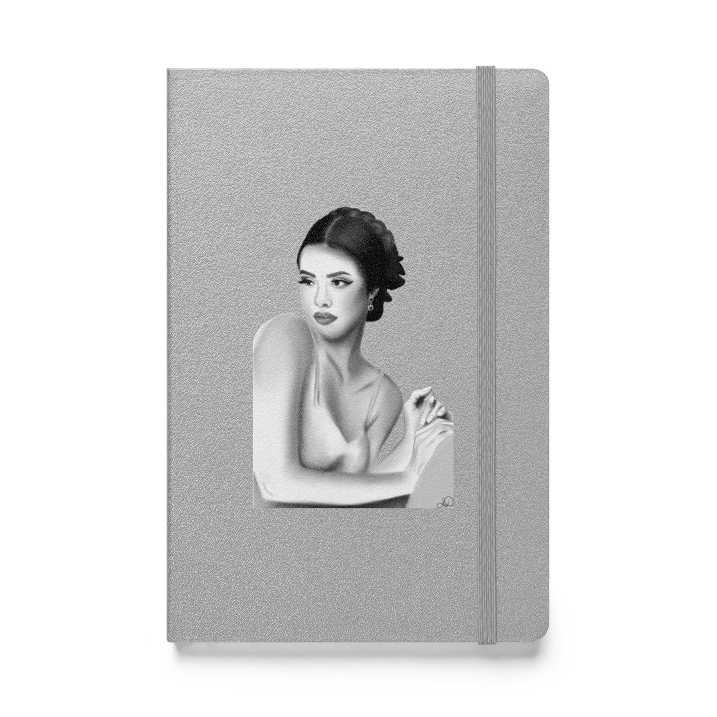 Latina Elegance Art Hardcover Bound Notebook
