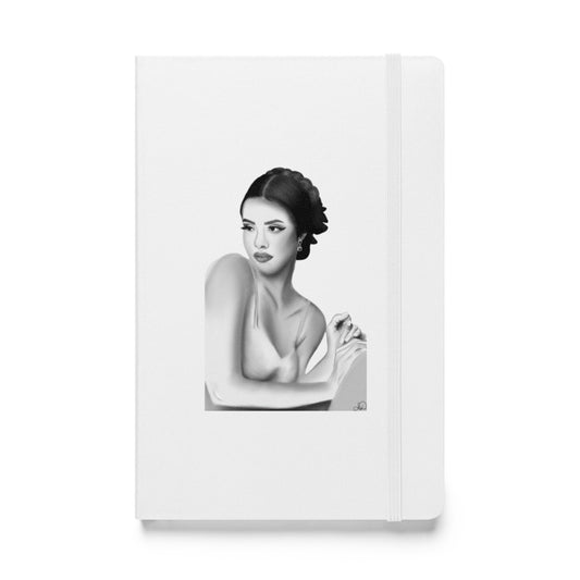 Latina Elegance Art Hardcover Bound Notebook